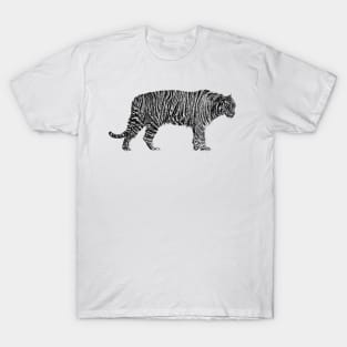 Amur tiger illustration T-Shirt